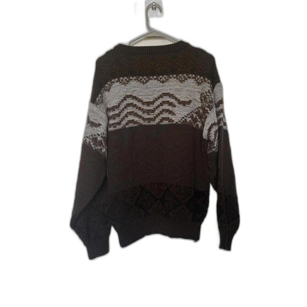 Vintage Men 90s 80s Crewneck Pullover‎ Knit Sweater - Picture 3 of 4